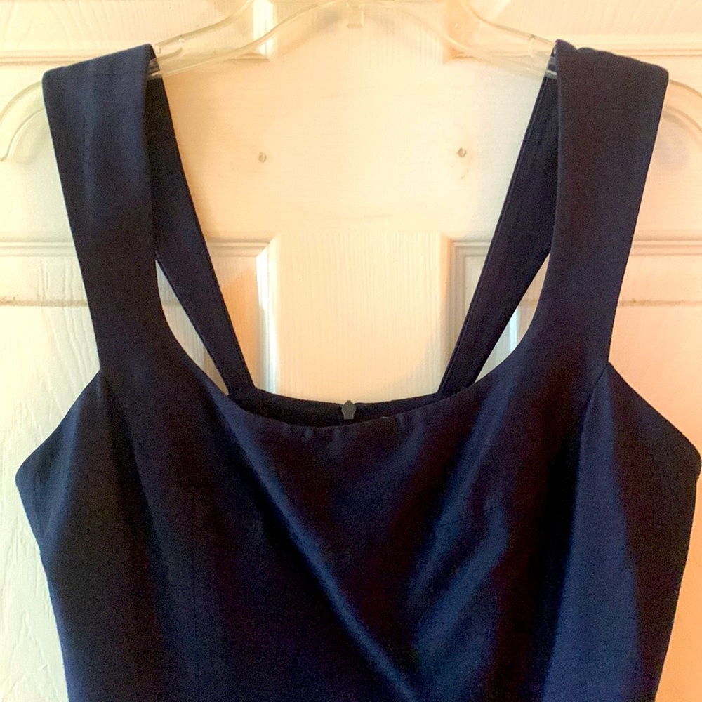 Classic vintage U neck dress